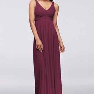 David’s Bridal dress - wine/maroon